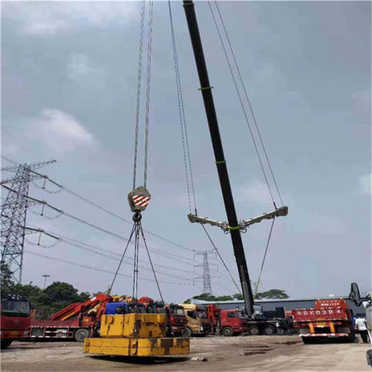 三才镇风电设备吊装